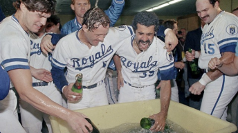Party like it's 1985...the last time the Kansas City Royals made the playoffs.  (Photo via crowncrazed.com)
